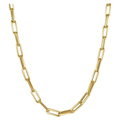 gucci paperclip necklace|Gucci necklace men.